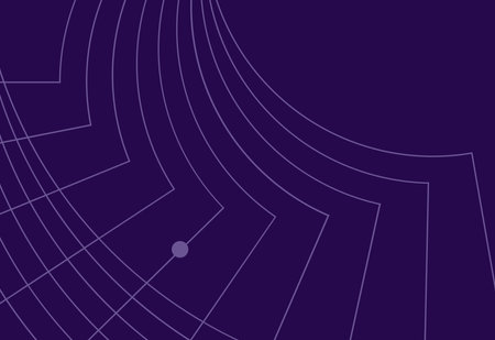 abstract background in purple color with lines and dots, vector illustrationのイラスト素材