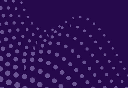 Abstract background with halftone dots in purple colors. Vector illustrationのイラスト素材