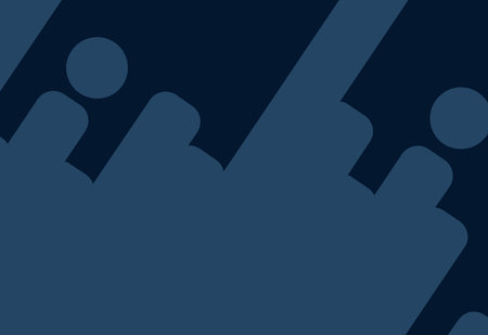 Abstract blue background with lines and dots. Vector illustration for your design