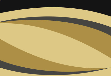 abstract background with gold and black stripes on a black background.のイラスト素材