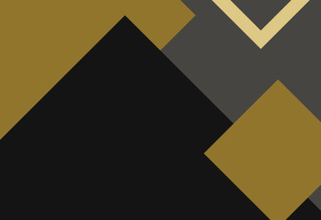Abstract geometric black and gold background. Vector illustration for your design.のイラスト素材