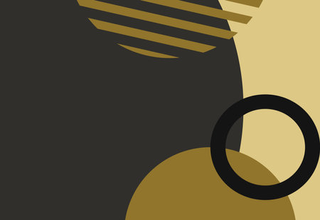 abstract background with geometric shapes, vector illustration in trendy flat styleのイラスト素材