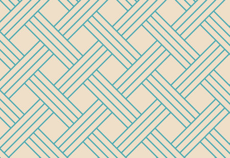 Vector seamless pattern. Modern stylish texture. Repeating geometric tiles from striped elementsのイラスト素材