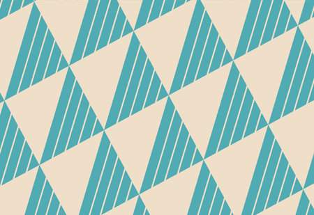 Seamless geometric pattern in retro style. Vector abstract background.のイラスト素材