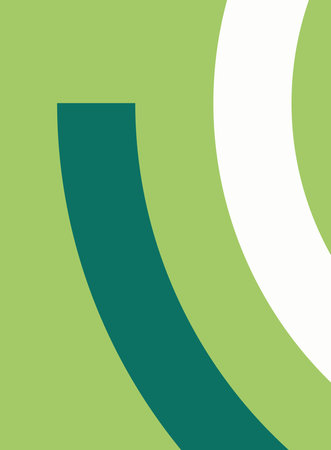abstract background with green waves. Vector illustration.