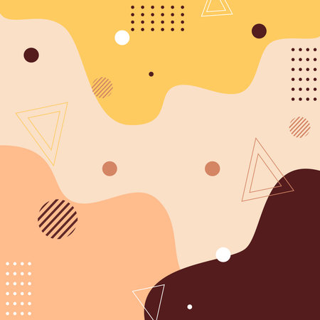 Abstract background with geometric shapes and dots. Vector illustration for your designのイラスト素材