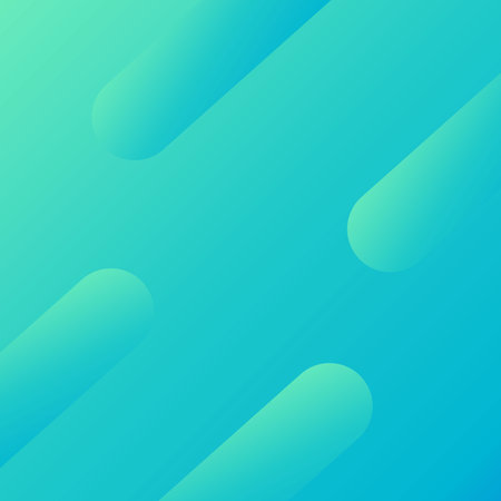 Abstract blue background with rounded shapes. Vector illustration for your design.