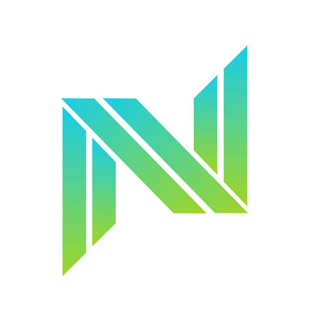 Letter N logo. Icon design. Template elements - vector sign.のイラスト素材