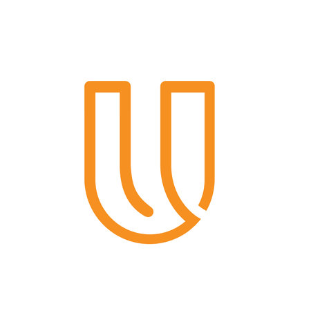 Letter U logo icon design template elements. Suitable for your application or corporate identity.のイラスト素材