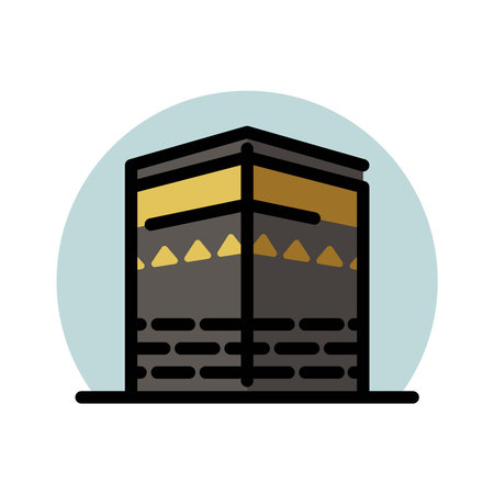 Fireplace icon. Flat illustration of fireplace vector icon for web designのイラスト素材