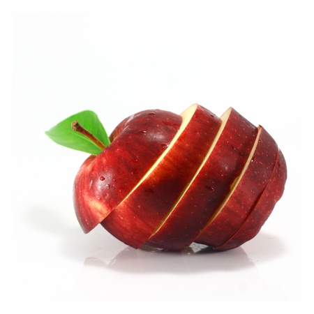 Slice Appleの写真素材