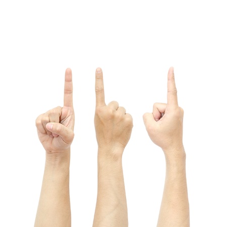 one finger 