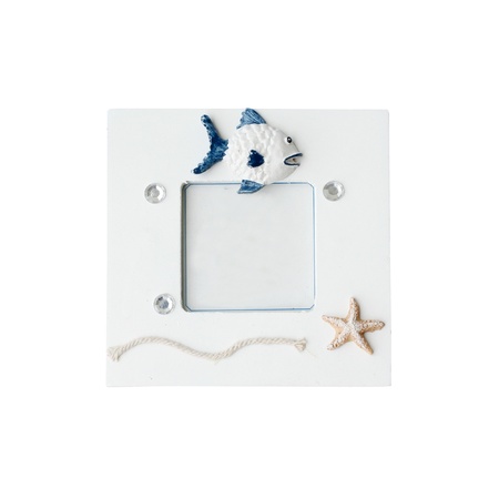 beach photo frame の写真素材