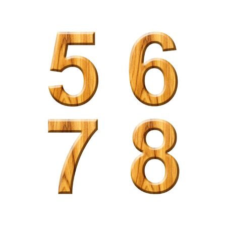 Wooden alphabet