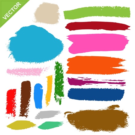 brush strokes のイラスト素材