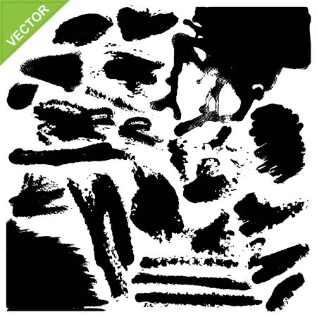 brush strokes vectorのイラスト素材