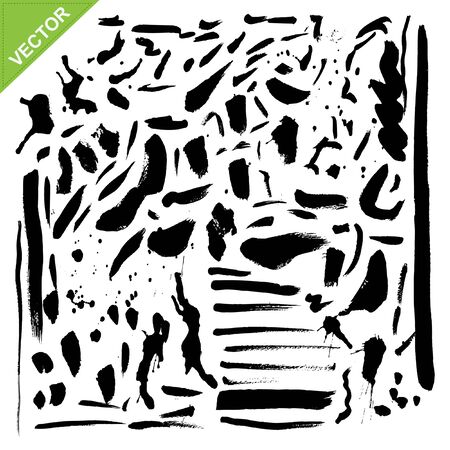 brush strokes vectorのイラスト素材