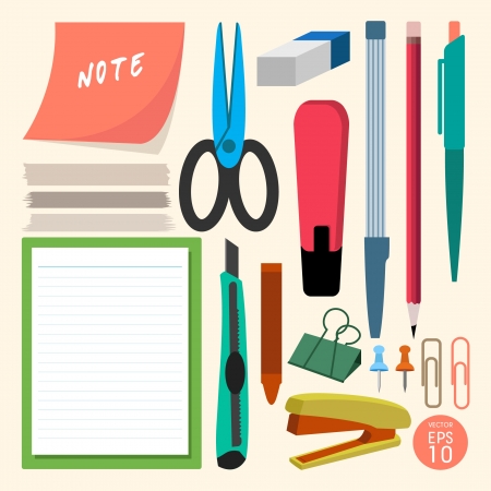 Stationery のイラスト素材