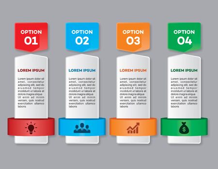 Info-graphic design business concept.のイラスト素材