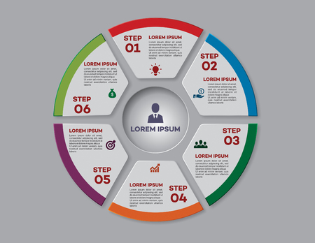 Info-graphic design business concept.のイラスト素材