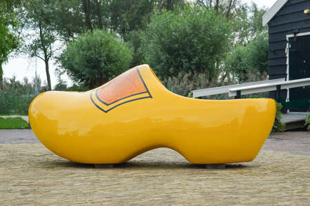 big yellow clog from the Netherlands