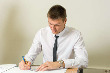 young designer working at the officeの写真素材