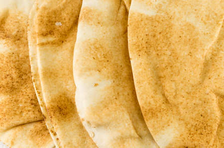 Fresh made tortilla breads close up backgroundの写真素材