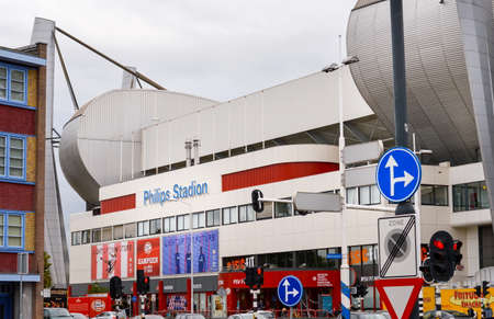 Eindhoven, the Netherlands - 15.09.2015: View at the Philips Stadium, home of the famous soccer team PSV Eindhovenのeditorial素材