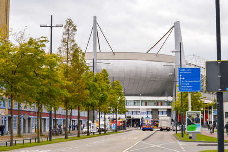 Eindhoven, the Netherlands - 15.09.2015: View at the Philips Stadium, home of the famous soccer team PSV Eindhovenのeditorial素材