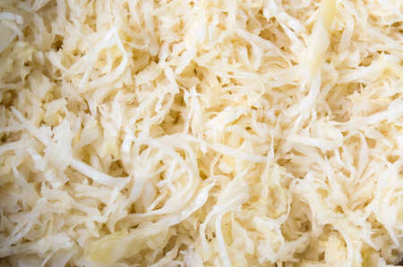 Sliced sour cabbage making a background textureの写真素材