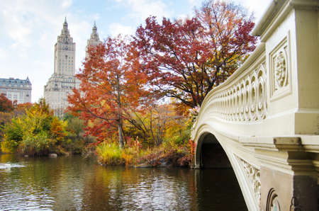 Autumn in Central Park, New York, USAの写真素材