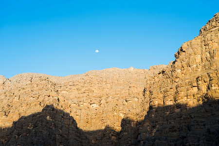 Jabal Jais mountain range in the north of United Arab Emiratesの写真素材