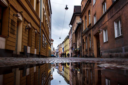 Krakow, Poland - January 2, 2019: Kazimierz the Former Jewish District in Krakow Poland, the main cultural center of the Polish Jewry for centuriesのeditorial素材