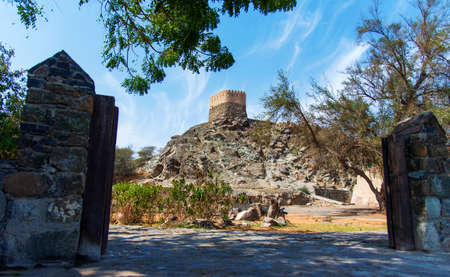 Al Bidiyah Fort in emirate of Fujairah in United Arab Emiratesのeditorial素材