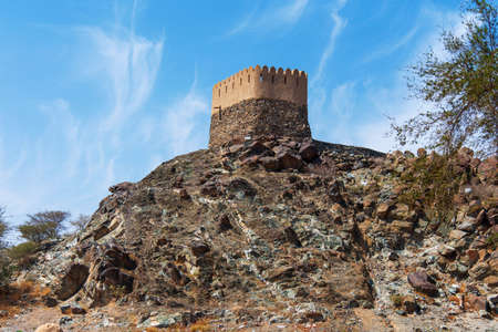 Al Bidiyah Fort in emirate of Fujairah in United Arab Emiratesのeditorial素材