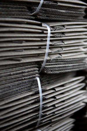 abstract textures - close up of cardboard packaging with straps