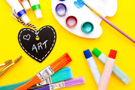 Art - Love handwritten on heart shape chalkboardの写真素材