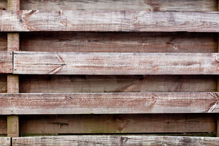horizontal - wooden fence backgroundの写真素材