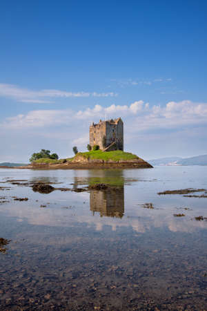 Castle Stalker, Appin, Argyll, Scotlandのeditorial素材