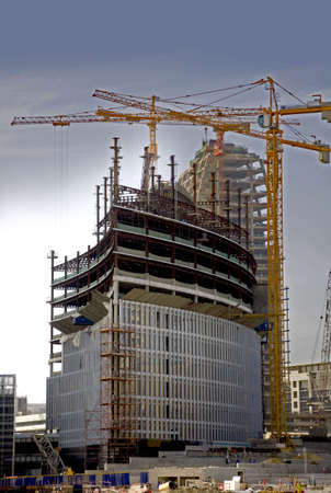 New underconstruction building in Business Bay Dubai.