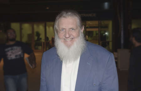 DUBAI, UAE - MARCH 18: Yusuf Estes, formerly Skip Estes, is a Islam revert, and islamic scholar, attends 'Dubai International Peace Conference' on Mar 18 to 20, 2010 in Dubai Airport Expo, Dubai, UAE.のeditorial素材