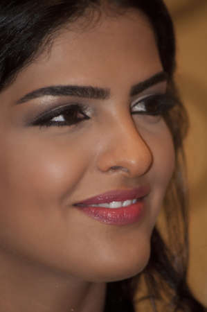 DUBAI - UAE - MARCH 10 2012: Her Highness Princess Ameerah Al Taweel wife of Prince Alwaleed bin Talal speaks at the Women Empowerment Group in Dubai on the eve of International Womenのeditorial素材