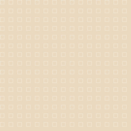 Seamless tile pattern with light squares on pastel beige backgroundのイラスト素材