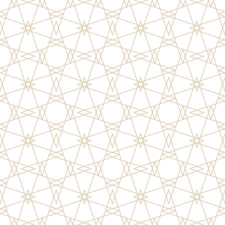 Vector seamless texture. Modern zigzag pattern, repeating geometric background with linear grid.のイラスト素材