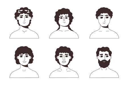 Social media profile icon, male avatar. Blog user profile picture.のイラスト素材