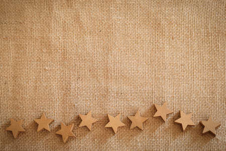 Christmas composition with natural colors and materials. Xmas background. Free space for text, copy...
