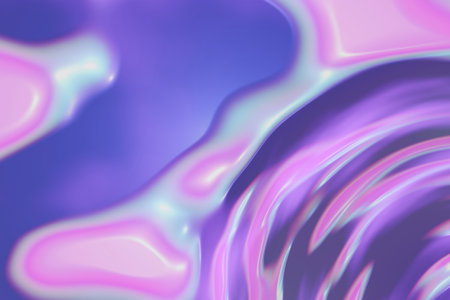 Mesmerizing abstract holographic background with fluid, liquid texture. Ideal for modern design...
