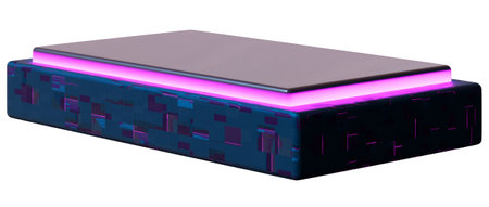 This podium features a contemporary design ideal for displaying products. Its three-dimensional...