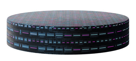 Podium features a smooth, three-dimensional surface ideal for showcasing products. Its modern design...