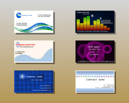 Business cards templatesのイラスト素材